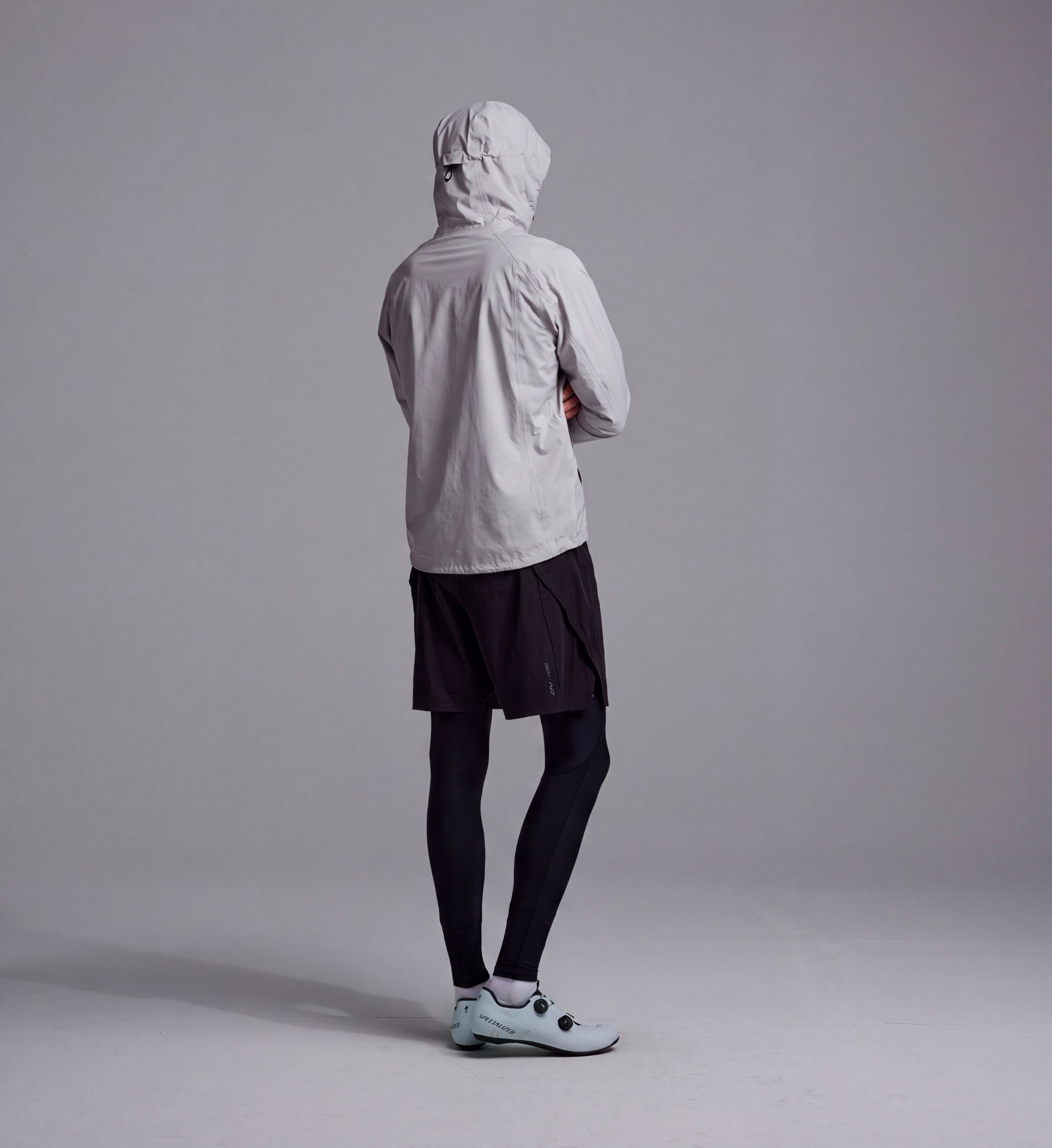 PEDLA x N-0 / 3L Shell Jacket / Light Grey