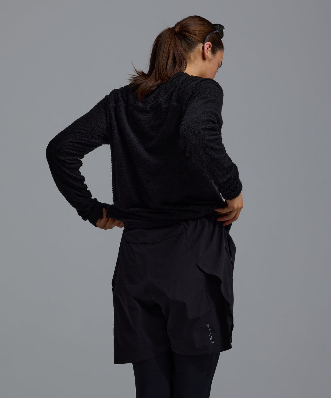 PEDLA X N-0 / Running Shorts / Black