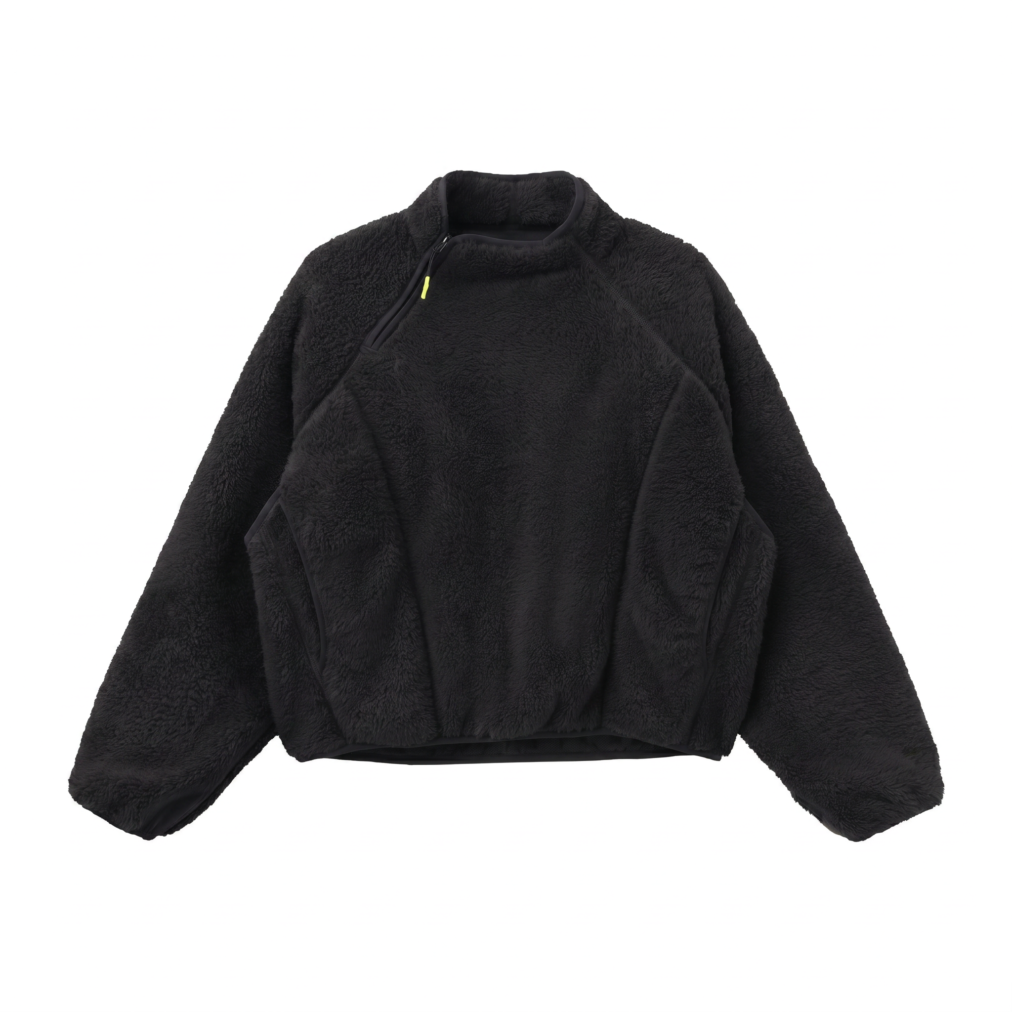 Polar Cropped Fleece / BLACK
