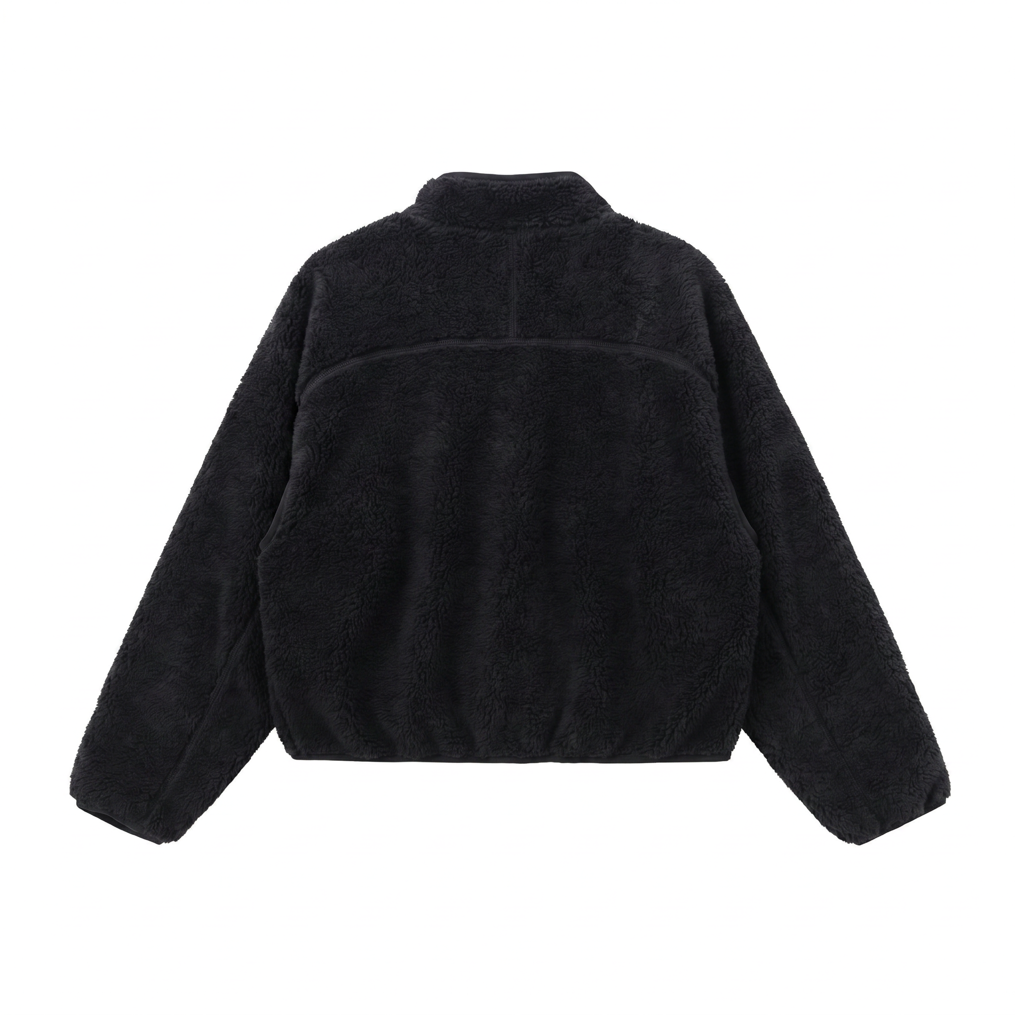 Polar Cropped Fleece / BLACK